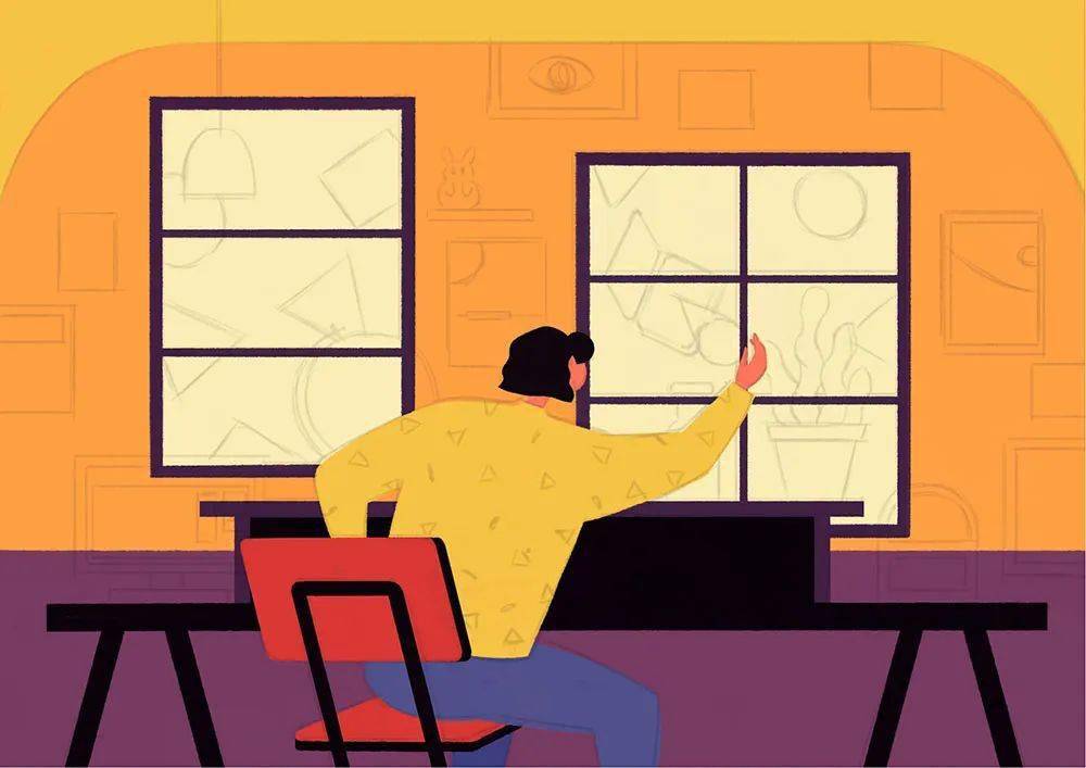 画面|四步艺术扁平插画！