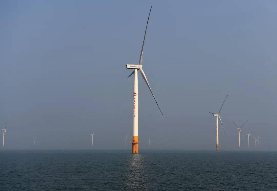 河北首个海上项目-唐山乐亭菩提岛海上风电场全部风机