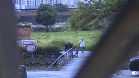 河中|浙江一男童滑落河中 九旬大爷出手了
