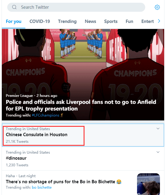 海外网|美国强行关闭中国驻休斯敦领馆，美国网友一眼看穿本质