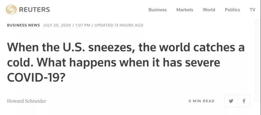 经济|环球深观察丨抗疫不上心、经济拖后腿、道义一甩光…… 美国已失去世界的信任