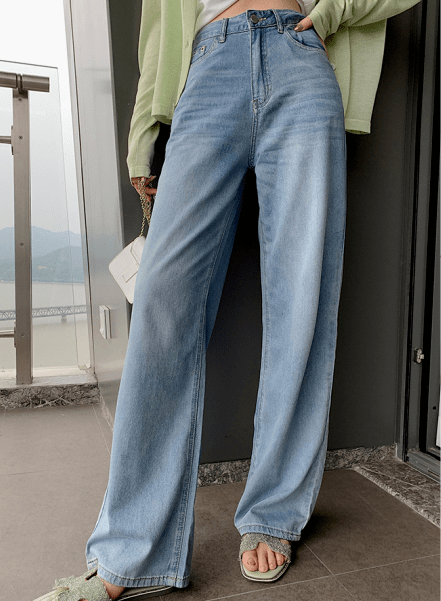 夏天|这条牛仔凉凉阔腿裤,居然成了我这个夏天的最爱!