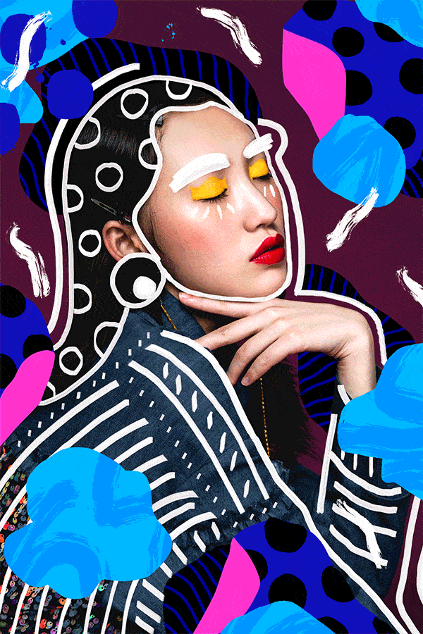 拼贴艺术丨andreearobescu色彩斑斓的时尚拼贴