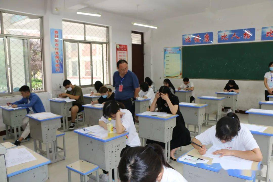 张庆国巡考2020年单县事业单位招聘笔试现场_考试