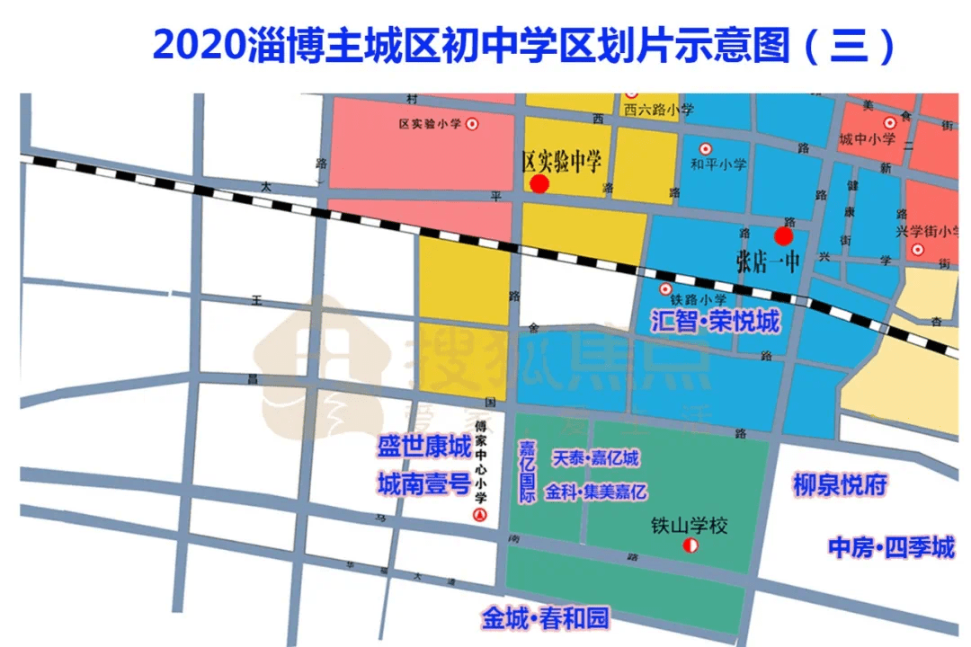 新校齐润小学……2020年淄博主城区学区划片