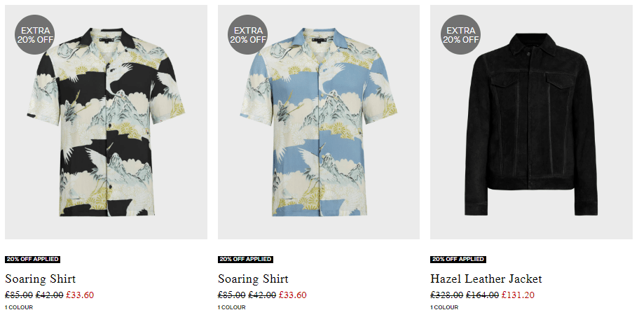 皮衣|AllSaints低至4折超低价收！爱了四字弟弟同款花衬衫