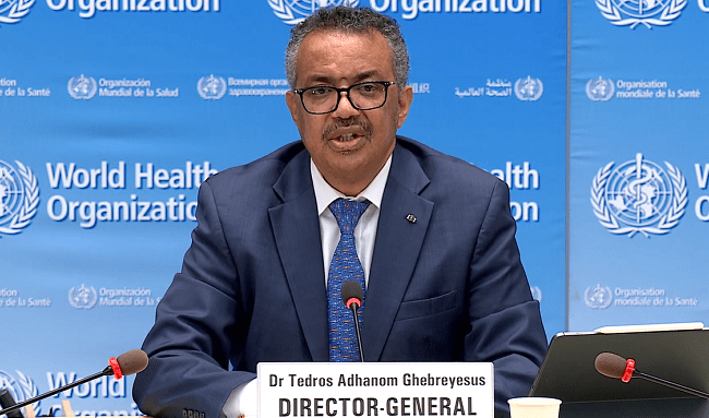 人们|世卫组织发起口罩挑战 鼓励人们佩戴口罩