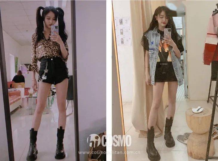 皮靴|时髦办 | 敢在夏天穿皮靴算什么,娜娜美岐的皮衣更带劲儿