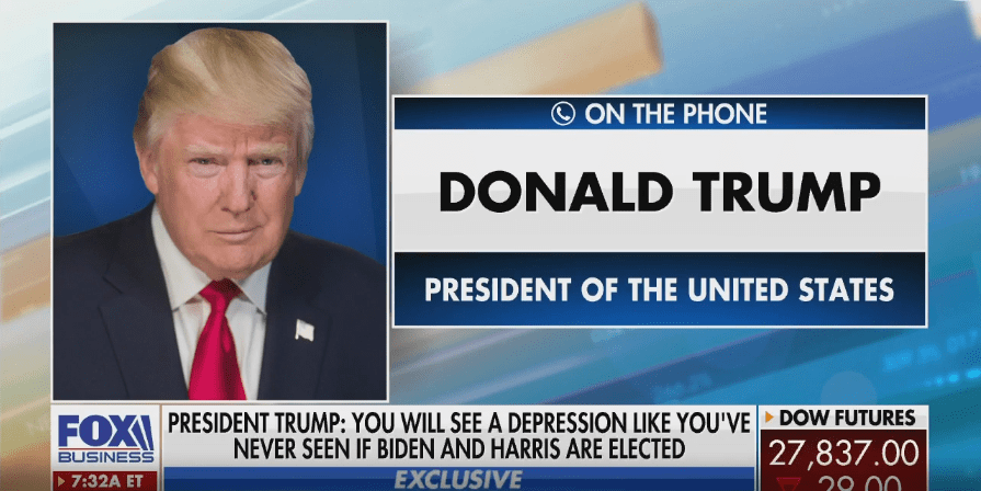 福克斯|加紧炮轰！特朗普：若拜登当选，将会进行美国“史上最大增税”！