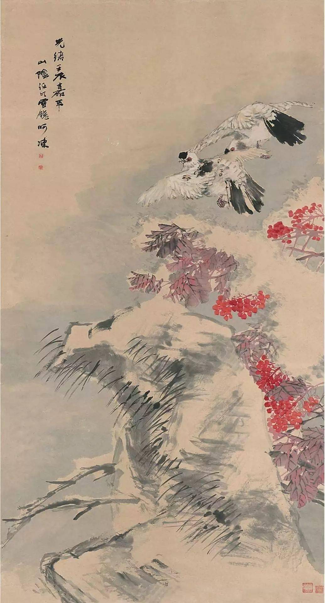 任伯年各个时期经典作品鉴赏!_花鸟画