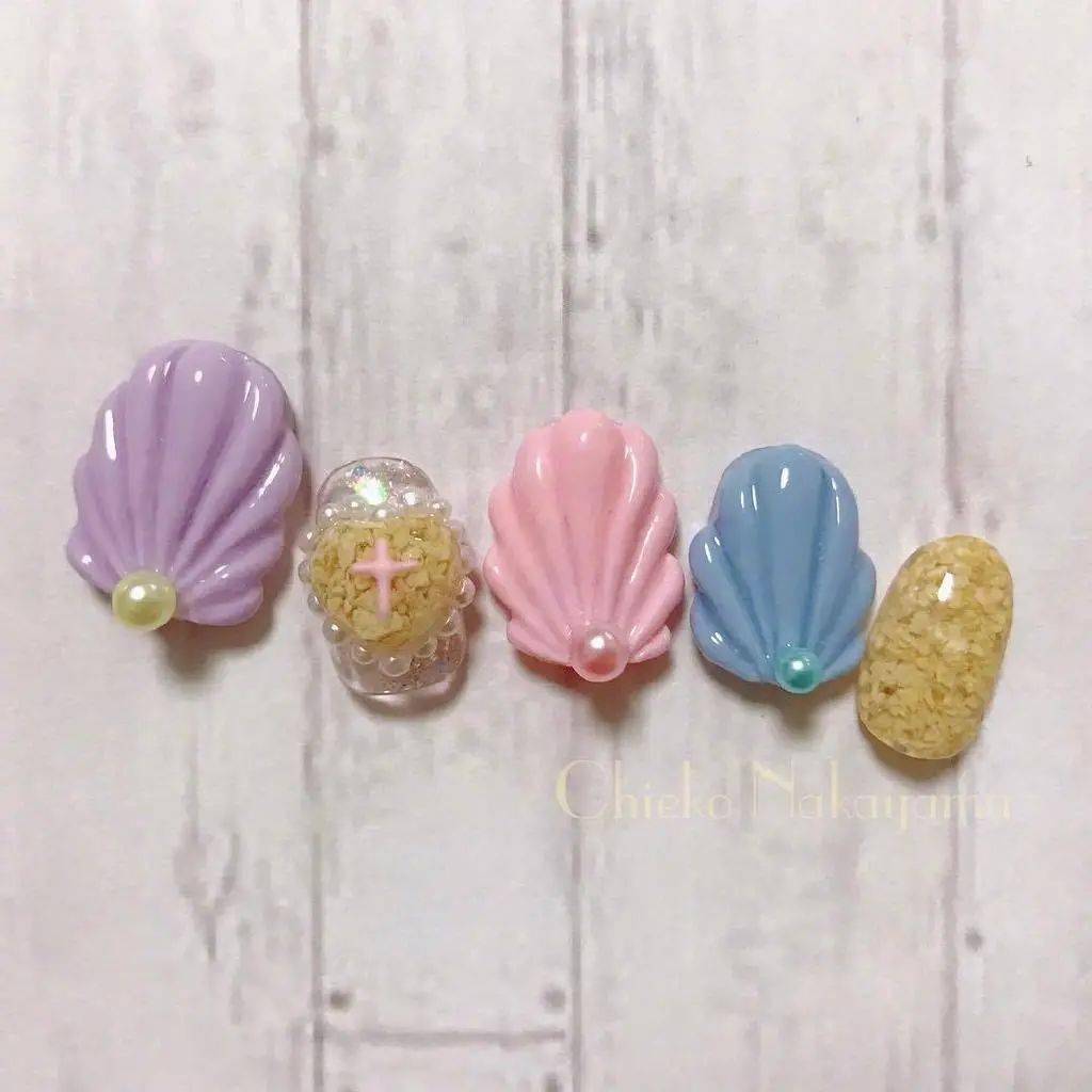 元素|每刻美丨50+例夏季美甲样板