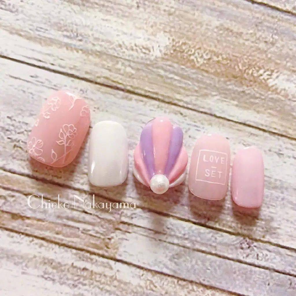 元素|每刻美丨50+例夏季美甲样板