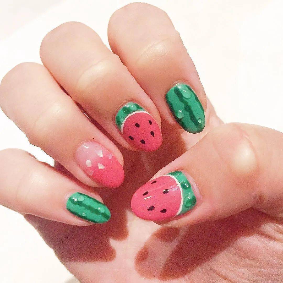 元素|每刻美丨50+例夏季美甲样板