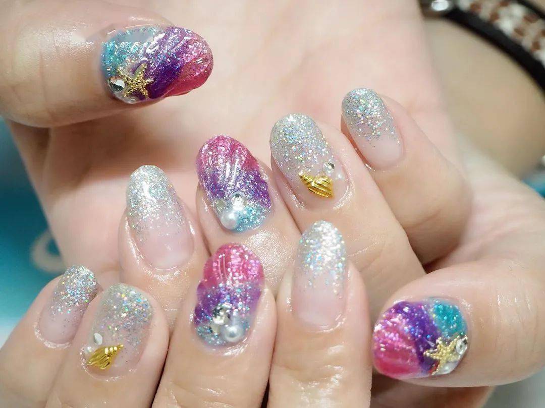 元素|每刻美丨50+例夏季美甲样板