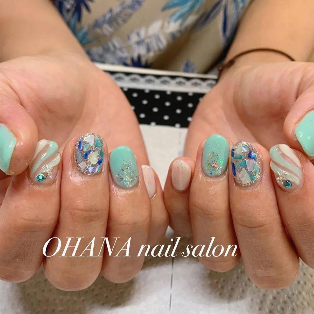 元素|每刻美丨50+例夏季美甲样板