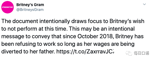 主动|小甜甜布兰妮被软禁:这次她主动表态希望脱离父亲!