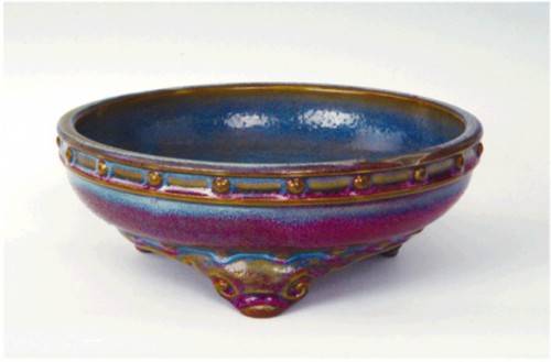 张廷臣|宋钧窑鼓式洗:入窑一色,出窑万彩