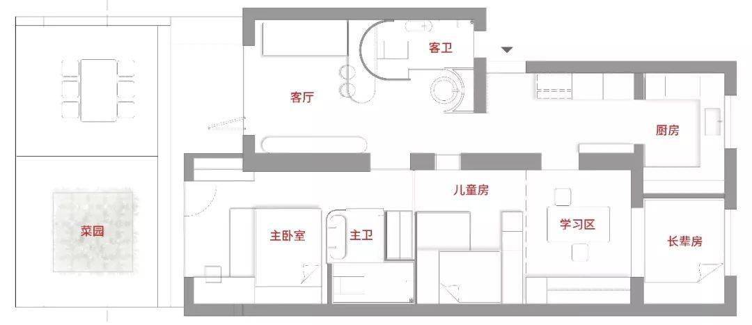 二胎夫妻买下50㎡阴暗学区房,住进一家六口,还变出小型图书馆