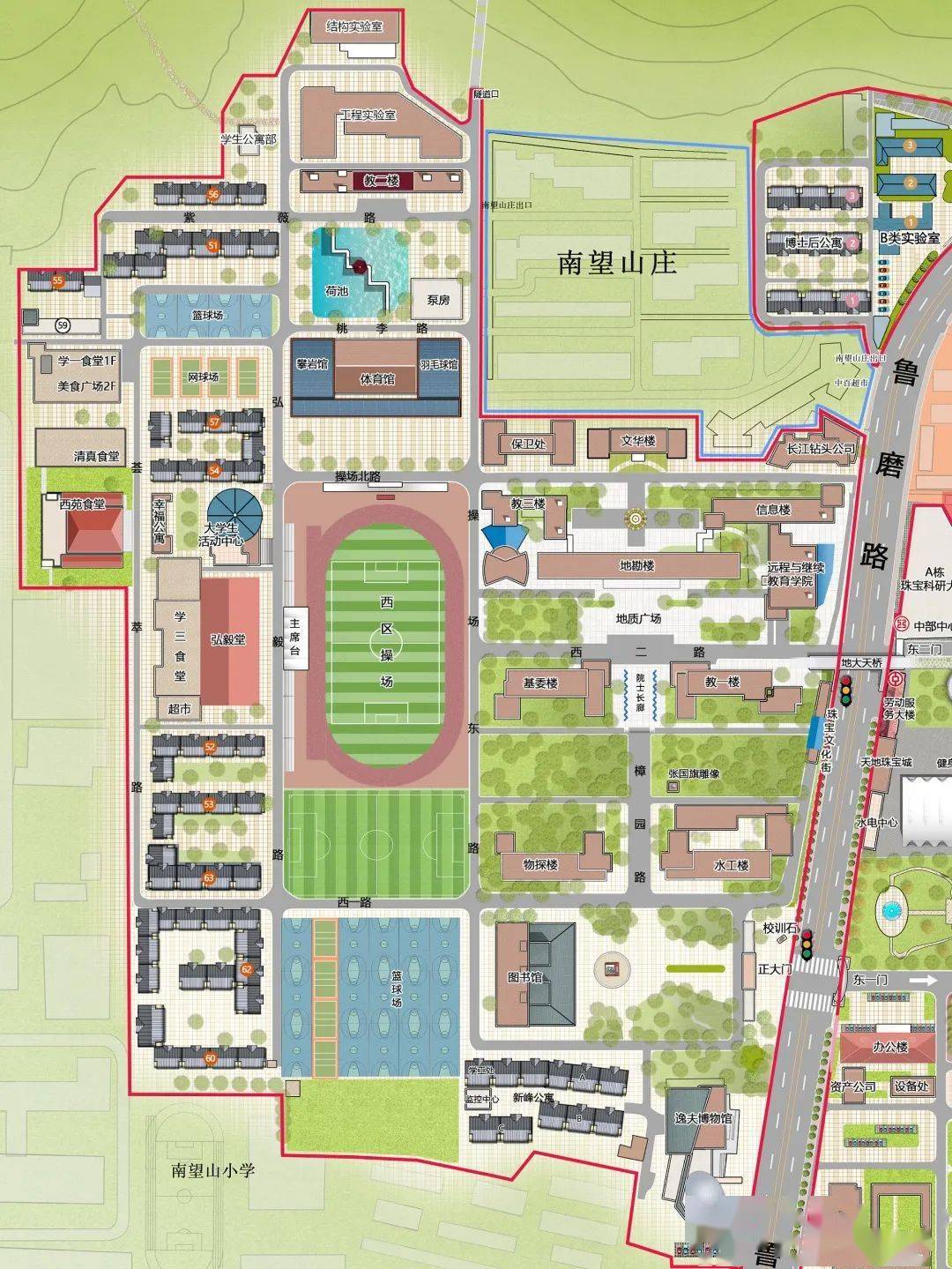 【招生日记】地大地图请查收!