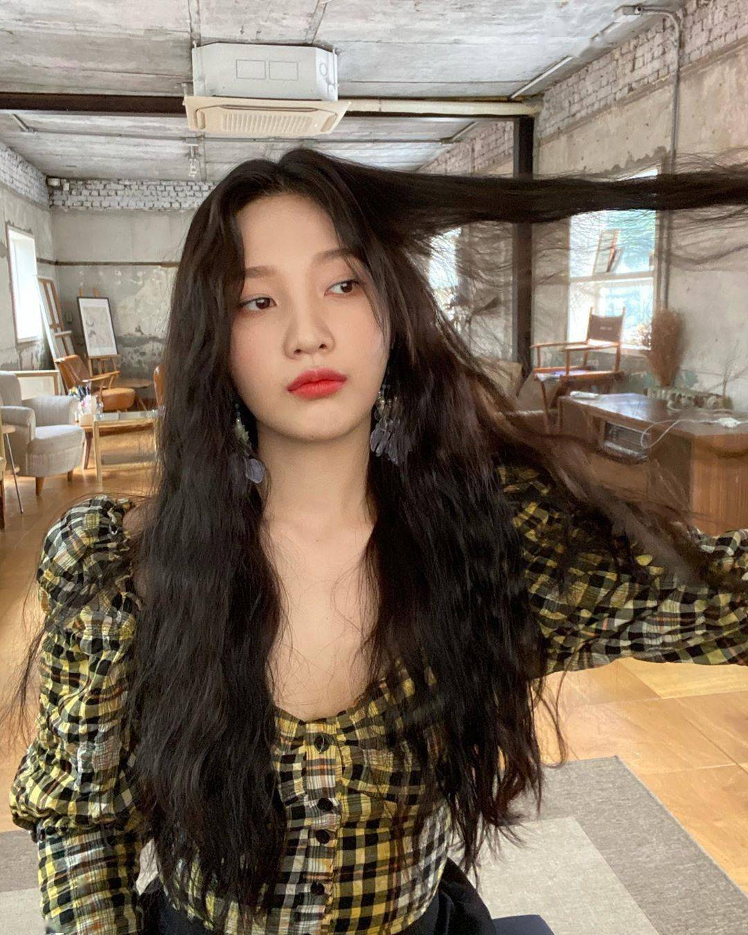 Red Velvet Joy“拉面头”默契消化的优越美貌