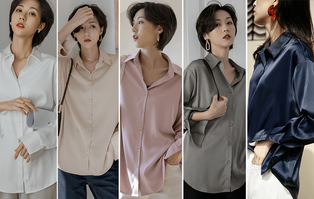 质感|初秋必备的法式复古衬衫 | 这件显瘦有质感，四季都能穿。