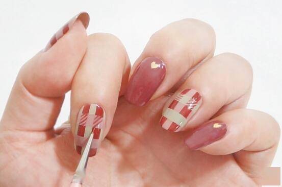 格子|甜美又温暖的格子美甲不就是你一直想要的吗？！