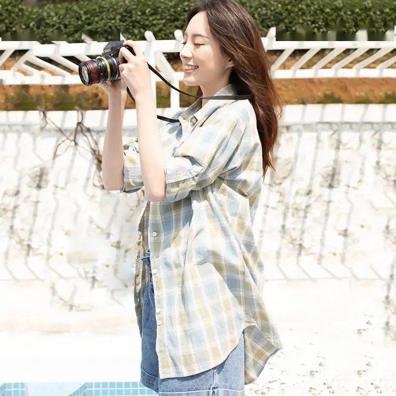 衬衫|为什么明星都爱格子衫?一衣多穿,从夏穿到冬,让你美出新高度!