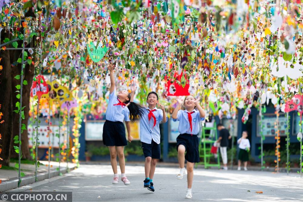 长兴|浙江长兴：树叶风铃 悦动校园