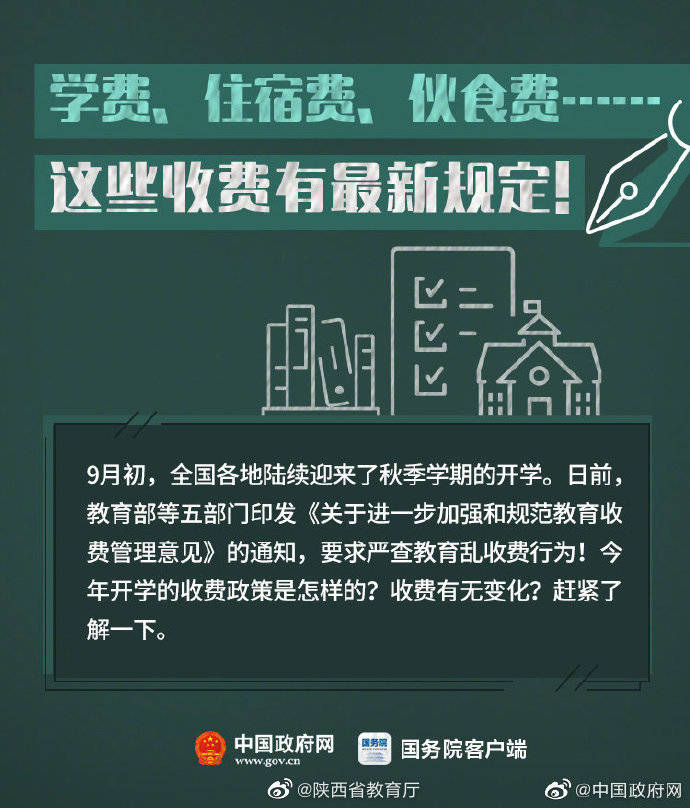 中国政府|开学了，这些教育乱收费行为要严查！
