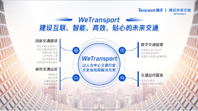交通|腾讯升级发布智慧交通新战略“We Transport”