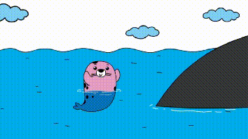 小海豹把朋友们都叫来了.