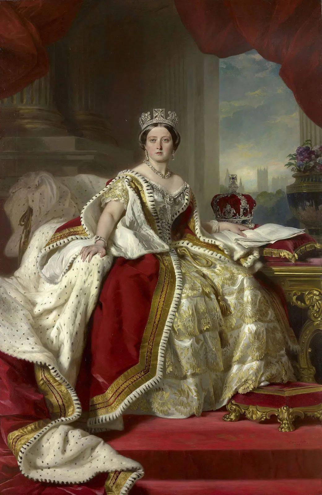 《维多利亚女王肖像》portrait of queen victoria