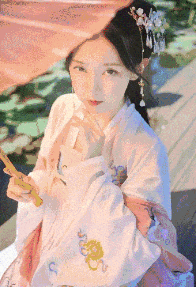 传统|着汉服一秒“穿越” 古风中秋别有意境