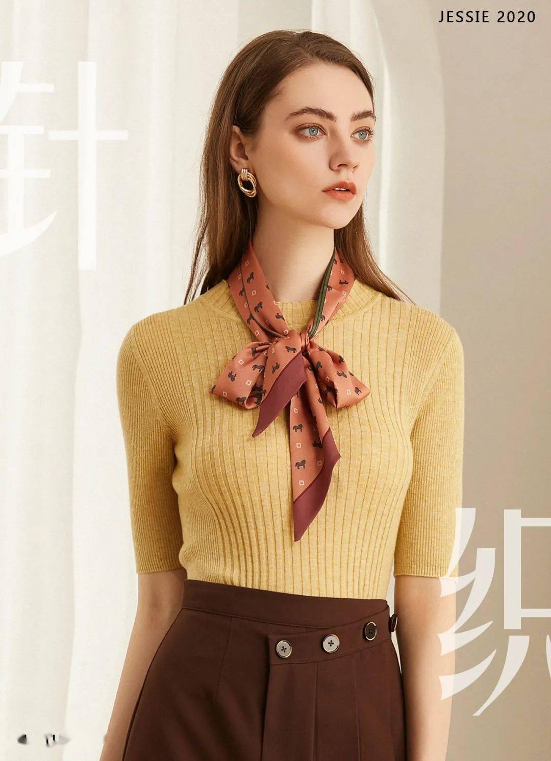 时尚|杰西｜针织，温柔实力的最佳演绎者