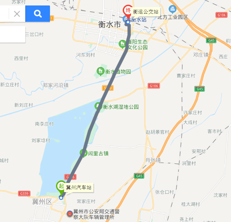 全了衡水至10县市区的公交线路图