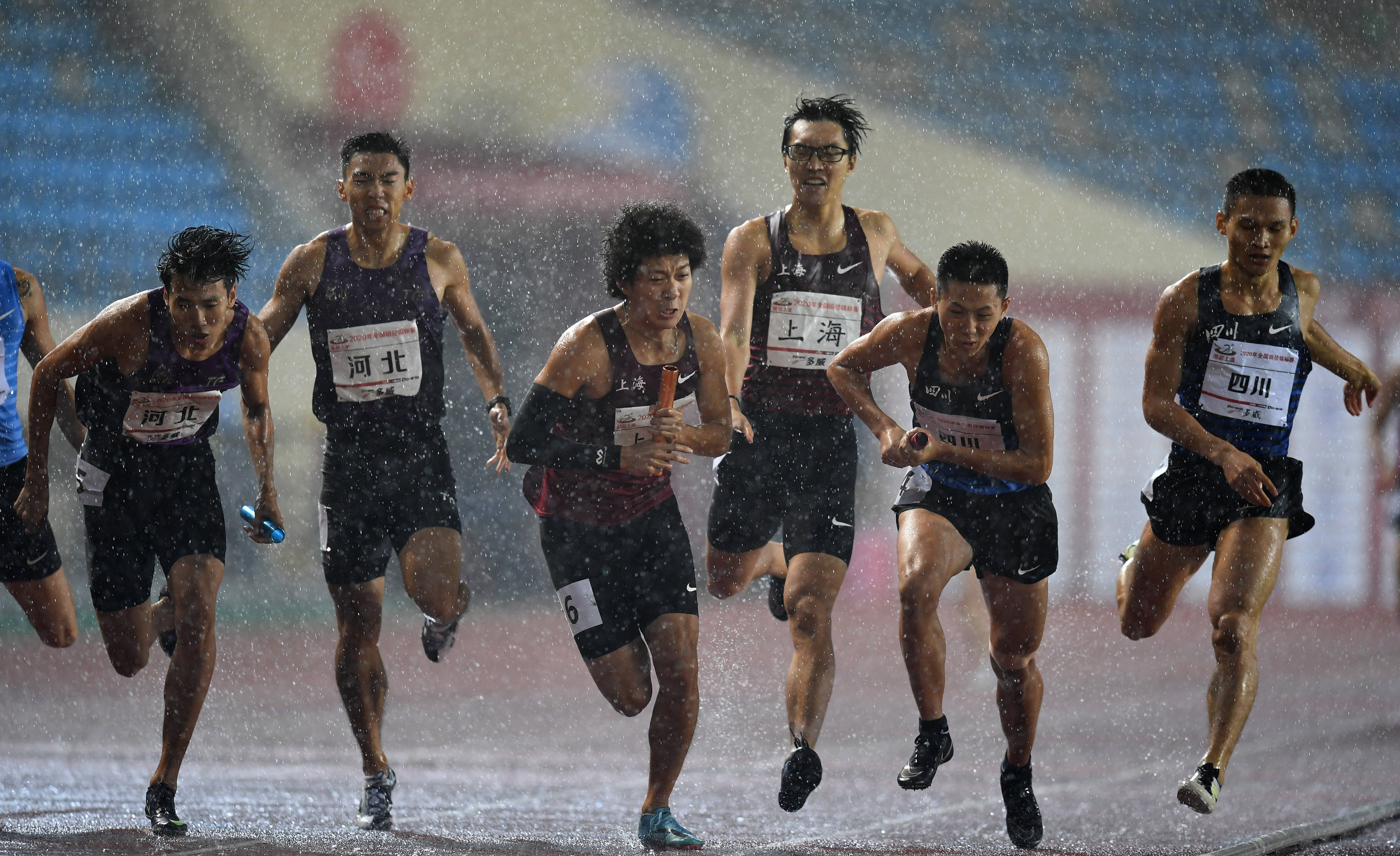 杨磊|田径——全国锦标赛：男子4X400米接力决赛赛况