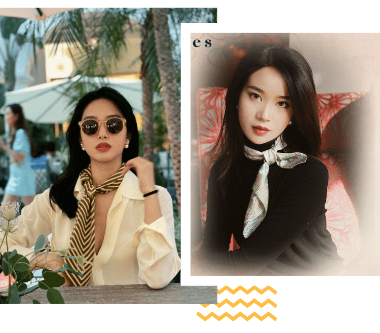 杨采钰|学杨采钰 欧阳娜娜的丝巾百搭法！秒变气质女神…