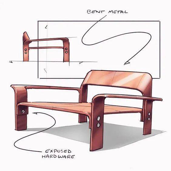 你绝对想不到的各类家具座椅设计「手绘526day」