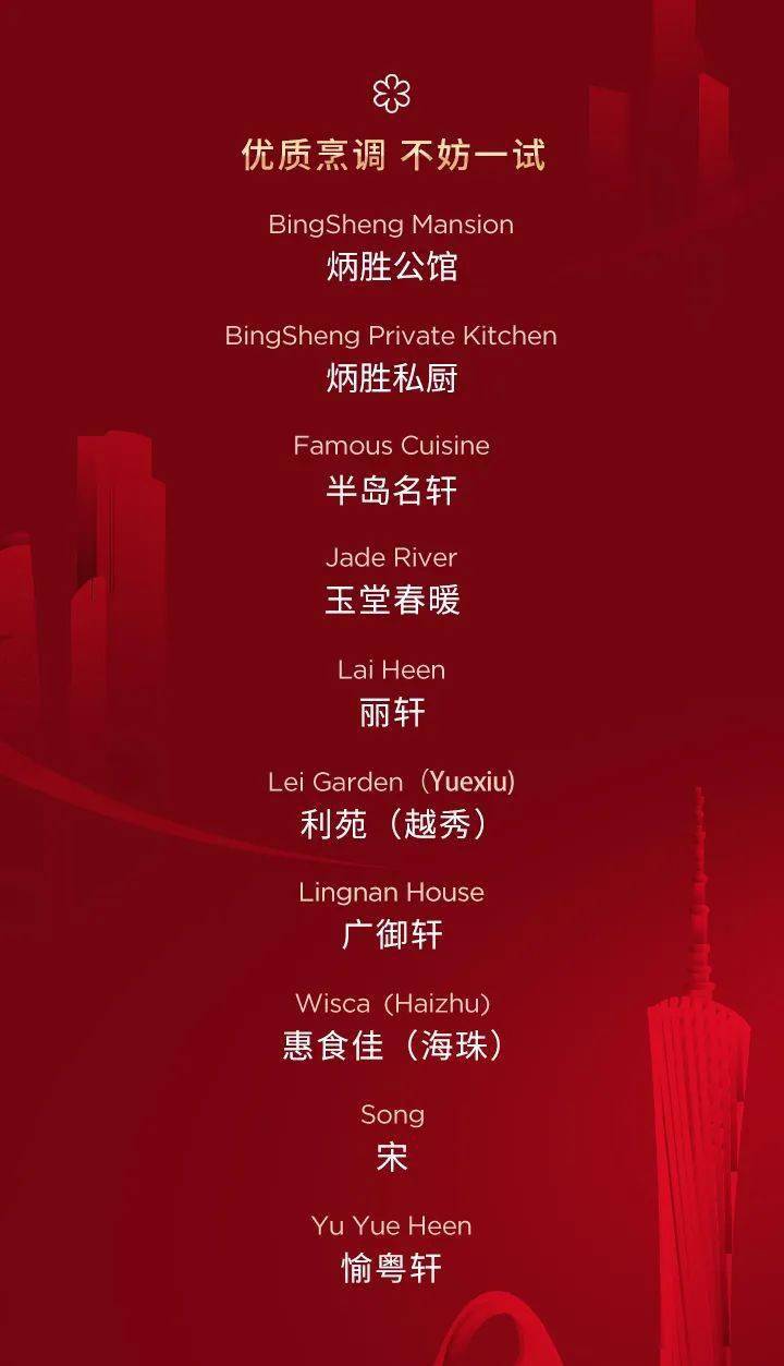 米其林说广州这12间餐厅最好吃你同意吗