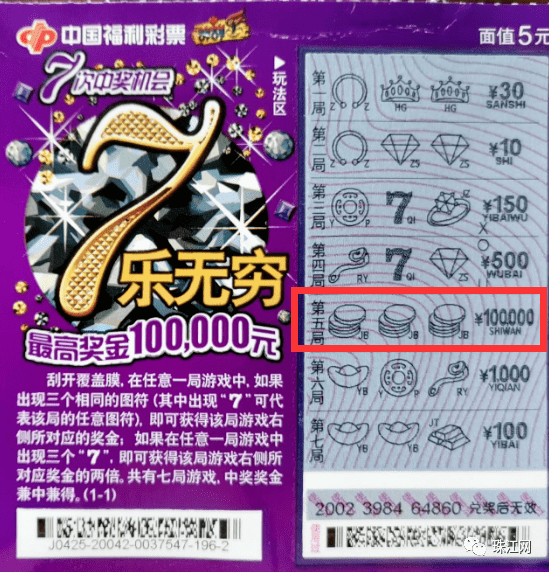 曲靖一对小情侣逛街买刮刮彩中了10万元!