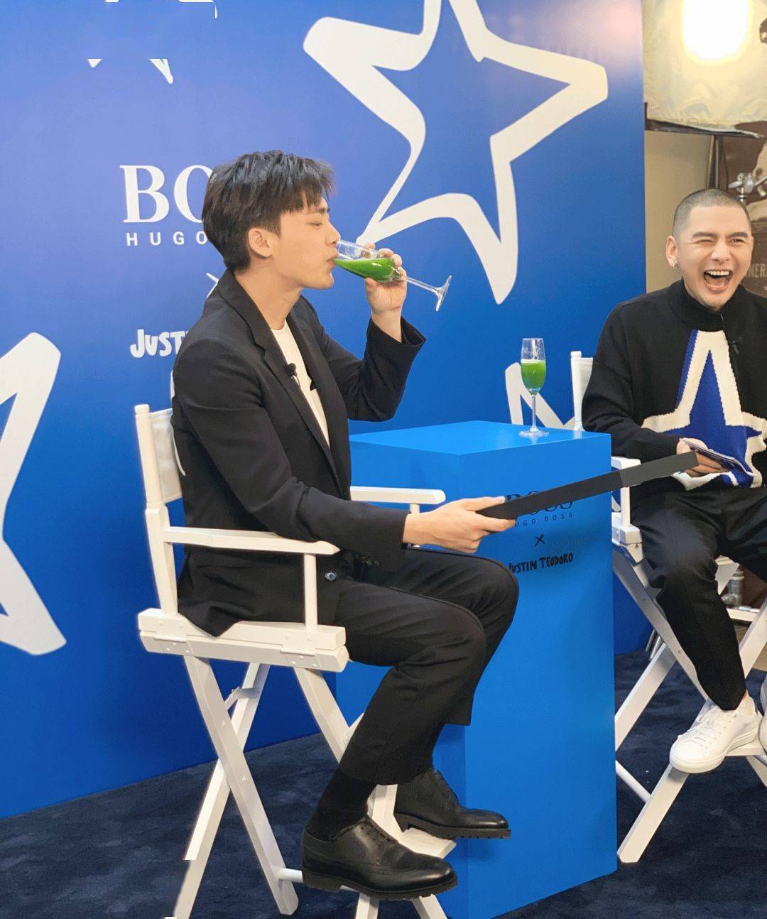 西装|我问一个偶像男星去前女友婚礼穿啥?答:一身荧光绿