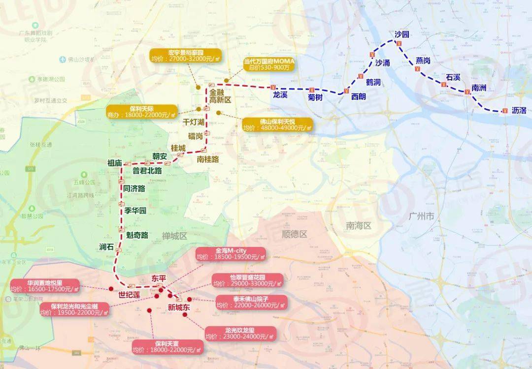 美炸天!佛山历史“高光”时刻!千灯湖PK佛山新城,你更爱谁?_龙湾
