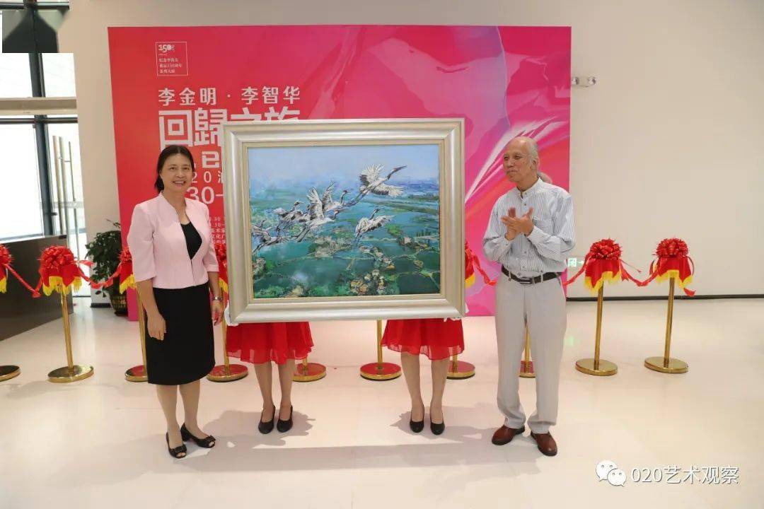 李金明李智华携百件油画在鹤山铁夫美术馆展开回归之旅