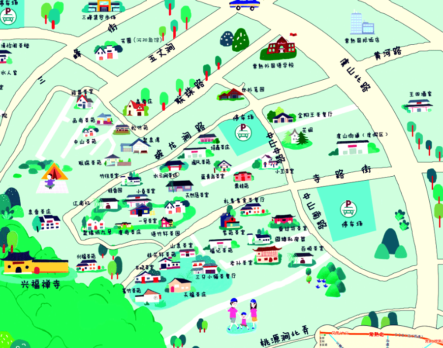 送你一张虞山农家乐地图!含网红打卡点!