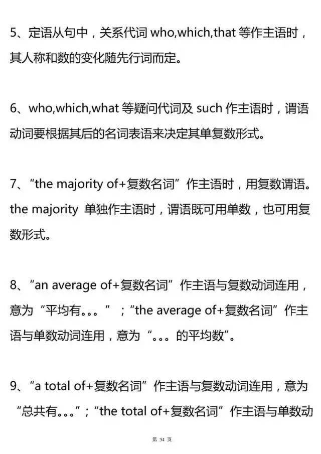 语法|超全高中英语语法大汇总！掌握了, 高考英语至少135+！