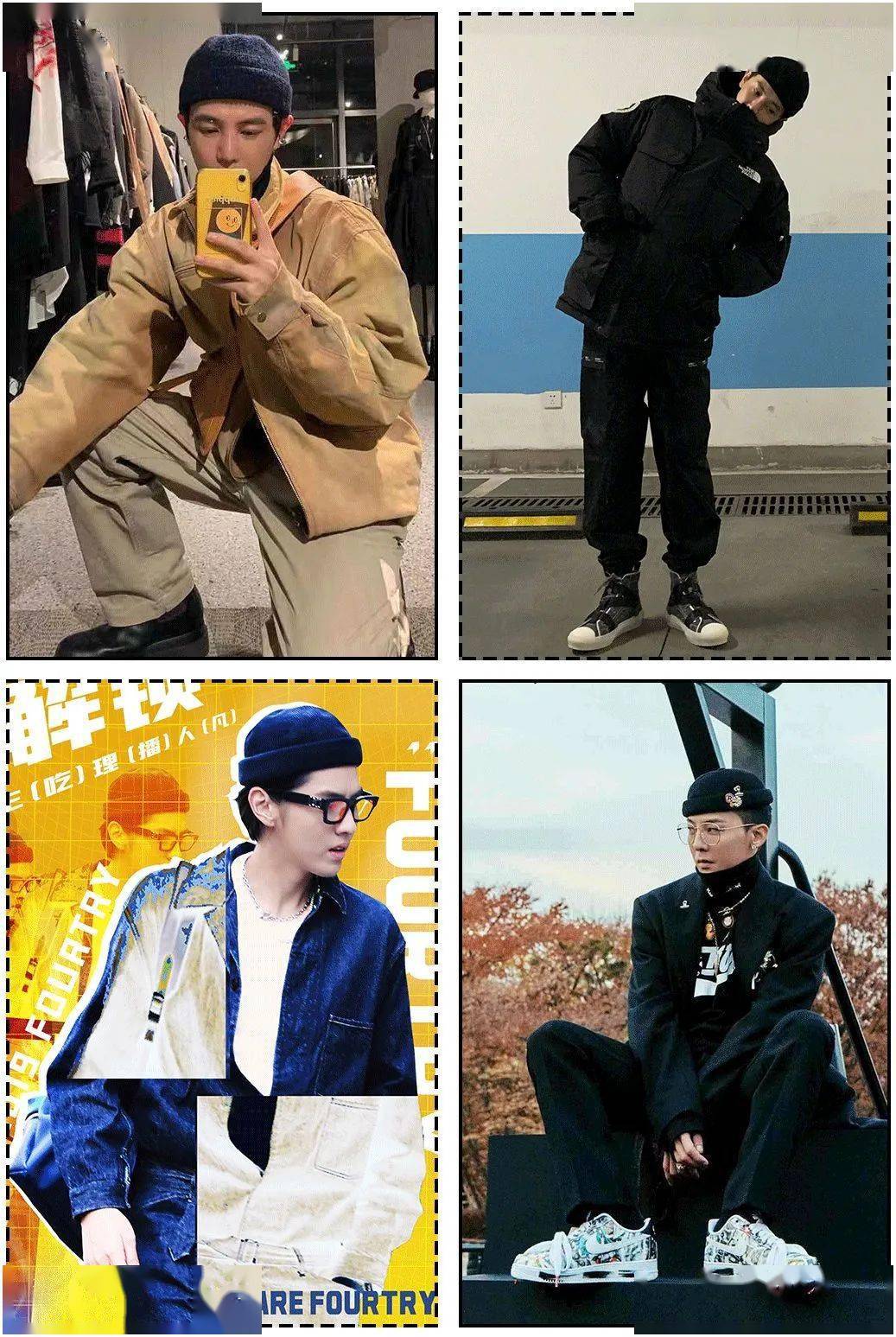 戴帽子|男生如何避免油腻？学会戴帽子，90%的男人都变潮了