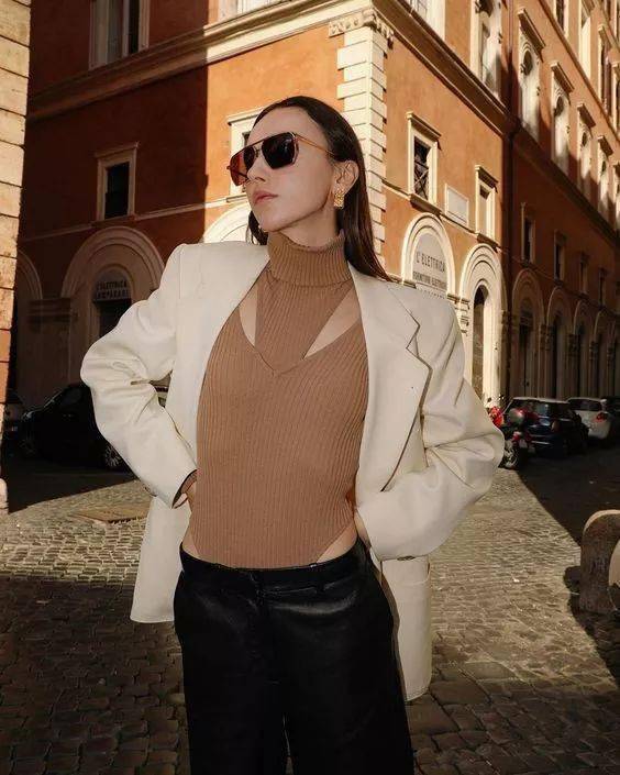 风格|国外小个子穿搭博主，跟着她们学一样有大长腿！