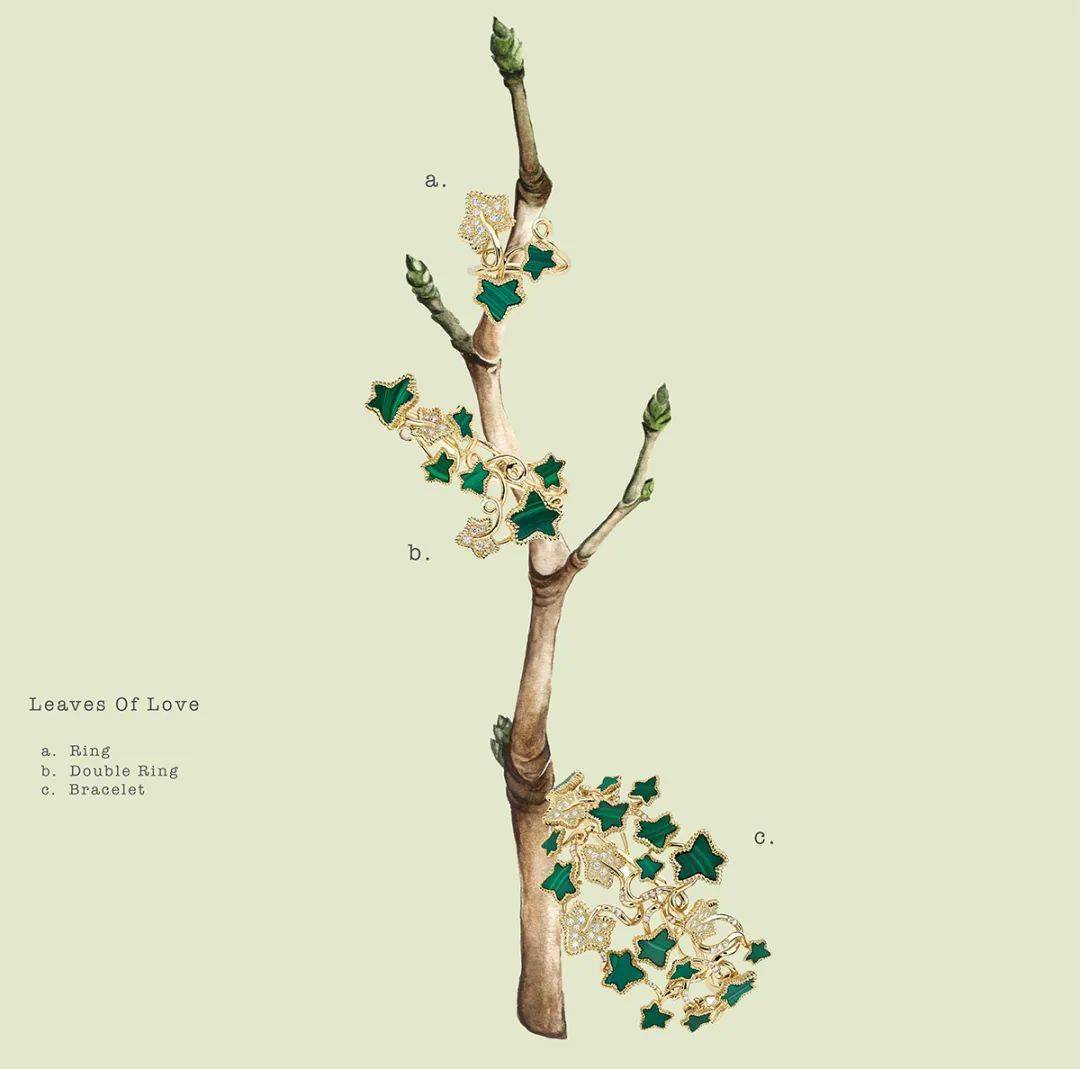 常春藤|DIOR迪奥 LEAVES OF LOVE 常春藤高级珠宝系列