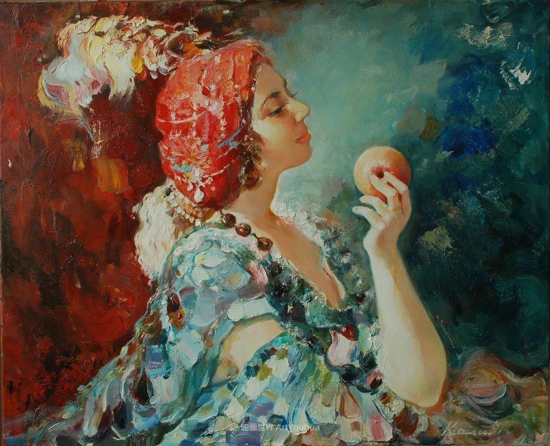 唯美的笔触与色彩，俄罗斯画家卡琳·塔蒂亚娜-学习经验分享
