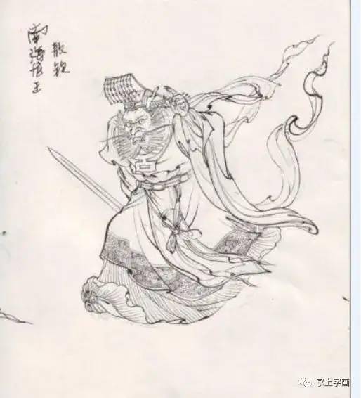 白描西游记人物图谱